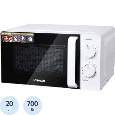 Микроволновая печь Hyundai HYM-M2038 20л. 700Вт белый Микроволновая печь Hyundai HYM-M2038 20л. 700Вт белый