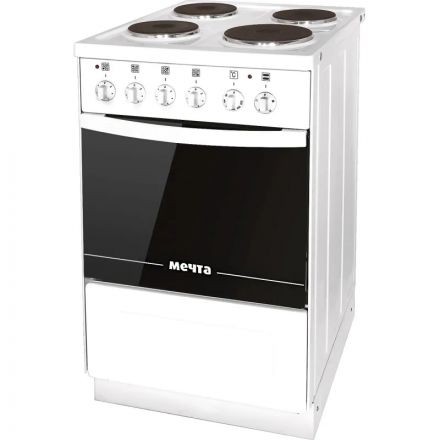 Плита электрическая Мечта 12-06-03СБ, 4конф с дух шкаф,чугунные конф,белая Плита электрическая Мечта 12-06-03СБ, 4конф с дух шкаф,чугунные конф,белая