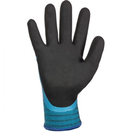 Перчатки трикотажные утепл. с дв.латекс. JetaSafety JLW-601-XL голубые р.XL Перчатки трикотажные утепл. с дв.латекс. JetaSafety JLW-601-XL голубые р.XL