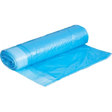 Мешки для мусора ПНД 120л 14мкм 10шт/рул син 70х80см Комус Bioразл с завяз