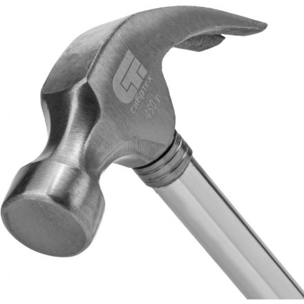 Молоток-гвоздодер Сибртех, обрезиненная рукоятка, 450гр. (10436) Молоток-гвоздодер Сибртех, обрезиненная рукоятка, 450гр. (10436)