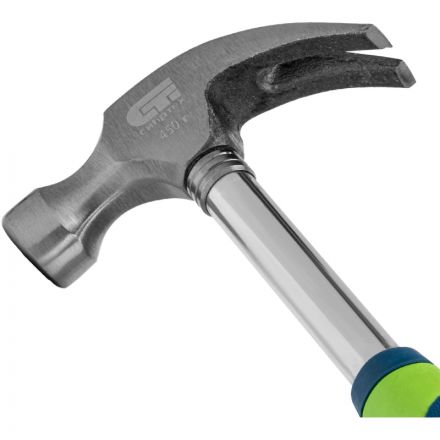 Молоток-гвоздодер Сибртех, обрезиненная рукоятка, 450гр. (10436) Молоток-гвоздодер Сибртех, обрезиненная рукоятка, 450гр. (10436)