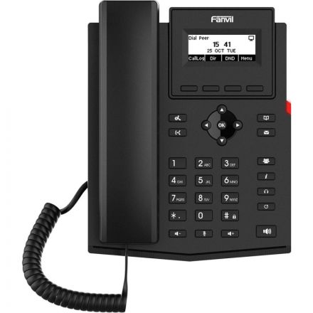 IP-телефон Fanvil X301 черный LCD 128x48 IP-телефон Fanvil X301 черный LCD 128x48