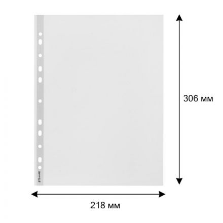 Файл-вкладыш А4 35 мкм Русская серия ОЛИМПИКА ,30 шт