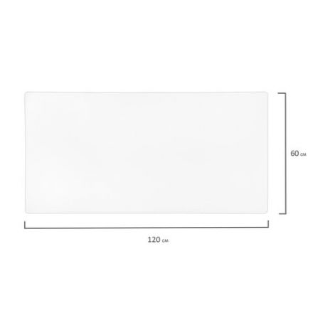 Коврик-подкладка настольный сверхпрочный 600х1200 мм, прозрачный, 1 мм, BRAUBERG, 237373 Коврик-подкладка настольный сверхпрочный 600х1200 мм, прозрачный, 1 мм, BRAUBERG, 237373