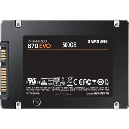 SSD накопитель SAMSUNG 870 EVO 500GB, 2.5, SATA (MZ-77E500B/EU)