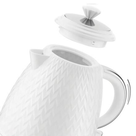 Чайник KITFORT КТ-681, 1,7 л, 2200 Вт, закрытый нагревательный элемент, пластик, белый Чайник KITFORT КТ-681, 1,7 л, 2200 Вт, закрытый нагревательный элемент, пластик, белый