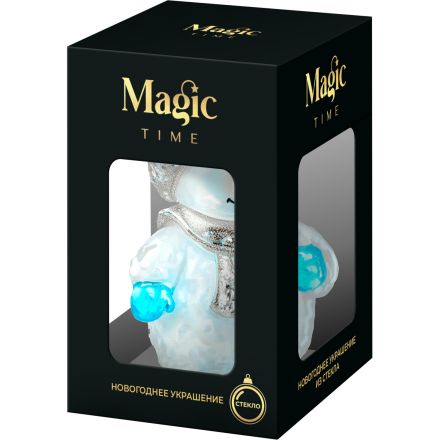 Игрушка новогодняя подвесная из стекла, 97518