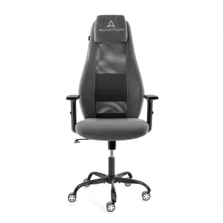 Кресло Авиатор Плт Металбл/Aviator Plt Metalbl флок/ткань, серый, 29/W-12