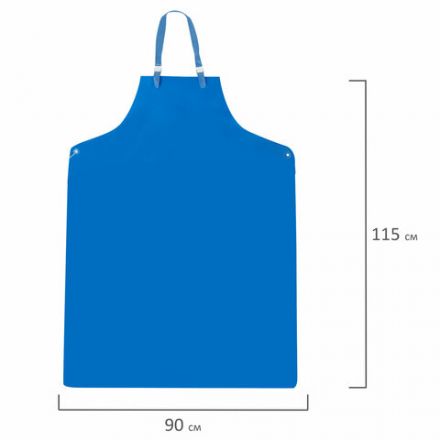 Фартук защитный полиуретановый, облегченный, размер 90 х 115 см, синий, ЛАРИПОЛ, ФАР014 Фартук защитный полиуретановый, облегченный, размер 90 х 115 см, синий, ЛАРИПОЛ, ФАР014