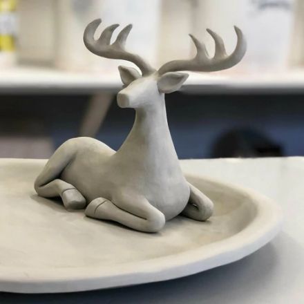Масса керамическая для лепки ОСТРОВ СОКРОВИЩ, 250 г, натуральный цвет, 228729