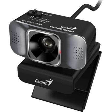 Веб-камера GENIUS FaceCam Quiet, черно-серый
