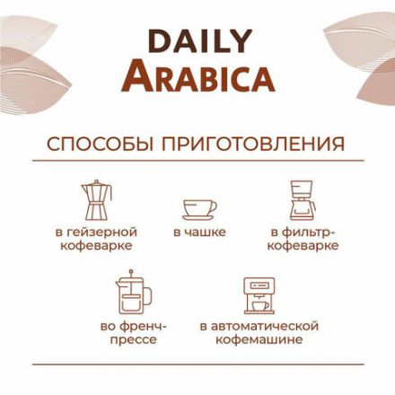 Кофе в зернах Poetti "Arabica" 1 кг, арабика 100%, 18106 Кофе в зернах Poetti "Arabica" 1 кг, арабика 100%, 18106