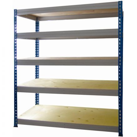 Стеллаж металлический MZ_МКФ18615-2.0  груз. 5 полок 1830х610х2000