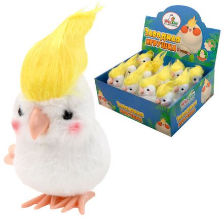 Игрушка мягкая заводная "Попугай", высота 10 см, WOOZOO (ВУЗУ), 666190 Игрушка мягкая заводная "Попугай", высота 10 см, WOOZOO (ВУЗУ), 666190