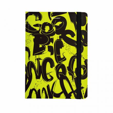 Блокнот с резинкой в клетку 96 л., А5 (145х203 мм), твердая обложка, BRAUBERG, "Calligraphy", 113721 Блокнот с резинкой в клетку 96 л., А5 (145х203 мм), твердая обложка, BRAUBERG, "Calligraphy", 113721