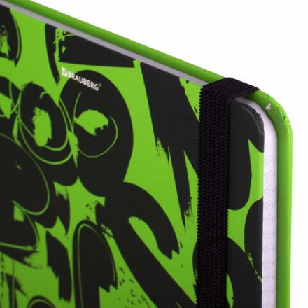 Блокнот с резинкой в клетку 96 л., А5 (145х203 мм), твердая обложка, BRAUBERG, "Calligraphy", 113721 Блокнот с резинкой в клетку 96 л., А5 (145х203 мм), твердая обложка, BRAUBERG, "Calligraphy", 113721