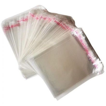 Пакет ПП 10x10+4  с клеевым клапаном 20мкм 100 шт/уп