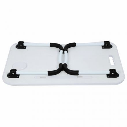 Столик складной для ноутбука/завтрака BRABIX BT-001 (600х400х265 мм), органайзер, белый, 532900 Столик складной для ноутбука/завтрака BRABIX BT-001 (600х400х265 мм), органайзер, белый, 532900