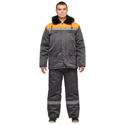 Костюм рабочий зимний муж з35-КПК сер/орнж 48-50) 182-188 (Арсенал-СП) Костюм рабочий зимний муж з35-КПК сер/орнж 48-50) 182-188 (Арсенал-СП)