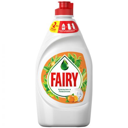 Средство для мытья посуды Fairy "Апельсин и лимонник", 450мл Средство для мытья посуды Fairy "Апельсин и лимонник", 450мл