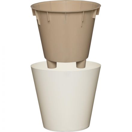 Горшок для цветов London 230 мм, 5л сливочный ING6206СЛ Горшок для цветов London 230 мм, 5л сливочный ING6206СЛ