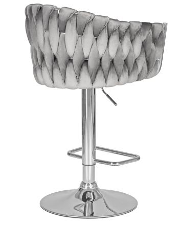 Стул барный DOBRIN MARCEL, серый велюр (MJ9-75) Стул барный DOBRIN MARCEL, серый велюр (MJ9-75)