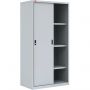 Шкаф-купе металлический P_ШАМ-11.К 3полки,серый, 960х450х1860