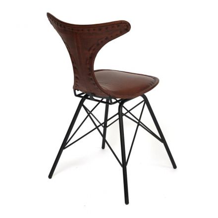 Стул Tetchair Secret De Maison HORN ( mod. M-19852) , металл/кожа буйвола, 49х56х81см, коричневый Стул Tetchair Secret De Maison HORN ( mod. M-19852) , металл/кожа буйвола, 49х56х81см, коричневый
