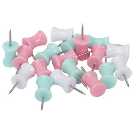 Силовые кнопки-гвоздики BRAUBERG PASTEL, пастельные цвета, 30 штук, 12 мм, 272756 Силовые кнопки-гвоздики BRAUBERG PASTEL, пастельные цвета, 30 штук, 12 мм, 272756