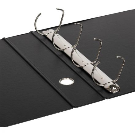 Папка на 4-х кольцах Bantex 60 мм черная до 350 листов