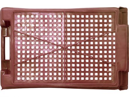 Ящик 600х400х200 усиленный  красный