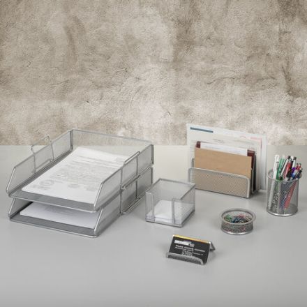 Настольный набор из металла BRAUBERG "Germanium", 7 предметов, серебристый, 231963 Настольный набор из металла BRAUBERG "Germanium", 7 предметов, серебристый, 231963