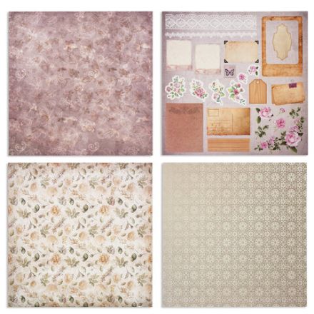 Бумага для скрапбукинга 30х30 см "Винтаж", двусторонняя, 12 листов, 12 дизайнов, 180 г/м2, ОСТРОВ СОКРОВИЩ, 662766 Бумага для скрапбукинга 30х30 см "Винтаж", двусторонняя, 12 листов, 12 дизайнов, 180 г/м2, ОСТРОВ СОКРОВИЩ, 662766