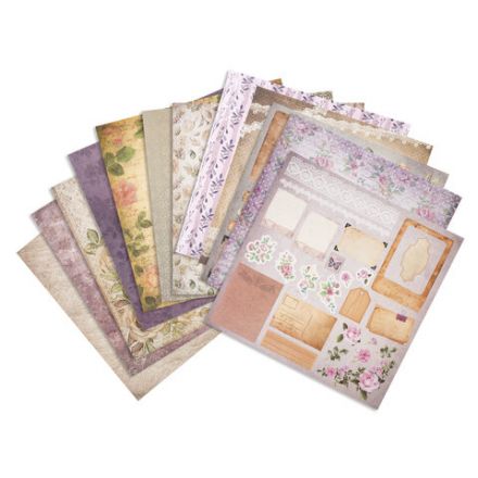 Бумага для скрапбукинга 30х30 см "Винтаж", двусторонняя, 12 листов, 12 дизайнов, 180 г/м2, ОСТРОВ СОКРОВИЩ, 662766 Бумага для скрапбукинга 30х30 см "Винтаж", двусторонняя, 12 листов, 12 дизайнов, 180 г/м2, ОСТРОВ СОКРОВИЩ, 662766