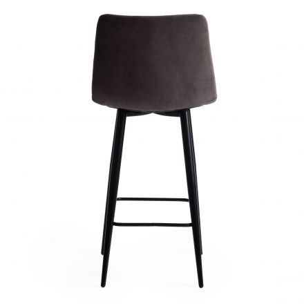 Стул полубарный CHILLY (mod. 7095пб ), ткань/металл, 55x44x94 см, высота до сиденья 66 см, темно-серый barkhat 14/черный Стул полубарный CHILLY (mod. 7095пб ), ткань/металл, 55x44x94 см, высота до сиденья 66 см, темно-серый barkhat 14/черный