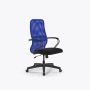 Кресло Sit 8 B2-8K - X1+UMF(X1) /Uh00/Wh00/K3bL(M09.B02.G15.W01) Синий-Черный