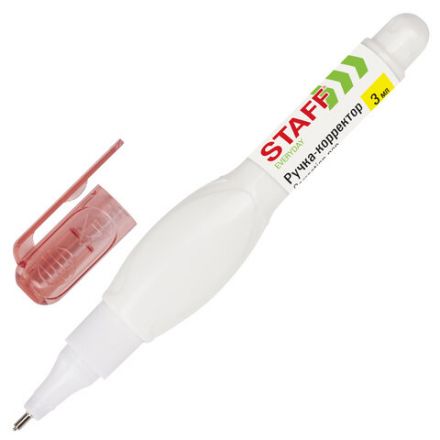 Ручка-корректор STAFF "EVERYDAY", 3 мл, металлический наконечник, 227570 Ручка-корректор STAFF "EVERYDAY", 3 мл, металлический наконечник, 227570