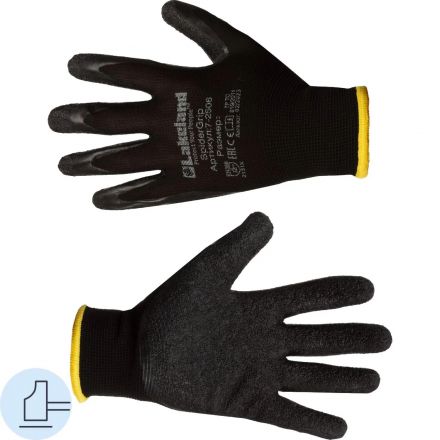 Перчатки защит. полиэфирн. Lakeland SpiderGrip 7-2506 с латекс.покр. р.M