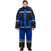 Костюм рабочий зимний з39-КБР черный/вас (р.48-50) 182-188 арт.Валькирия Костюм рабочий зимний з39-КБР черный/вас (р.48-50) 182-188 арт.Валькирия