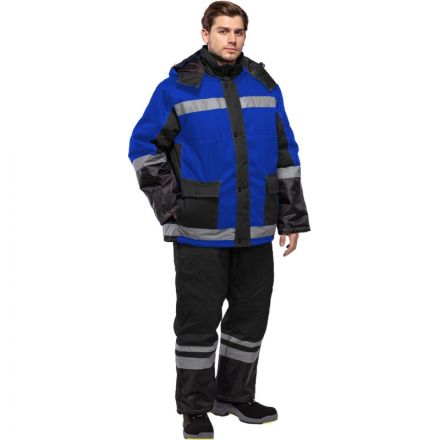 Костюм рабочий зимний з39-КБР черный/вас (р.48-50) 182-188 арт.Валькирия Костюм рабочий зимний з39-КБР черный/вас (р.48-50) 182-188 арт.Валькирия