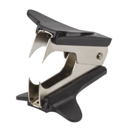 Антистеплер для скоб № 10 и № 24/6, STAFF "EVERYDAY", черный, 224628