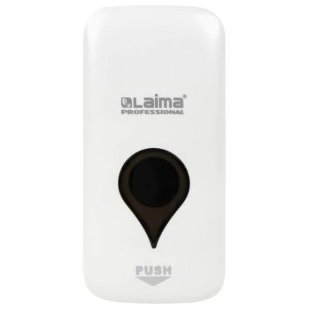 Дозатор для мыла-пены ULTRA LAIMA PROFESSIONAL, НАЛИВНОЙ, 0,5 л, белый, ABS-пластик, 606830