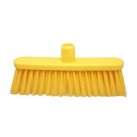 Щетка для подметания FBK полужесткая,узкая 280x48мм, пластик желтый 24157-4
