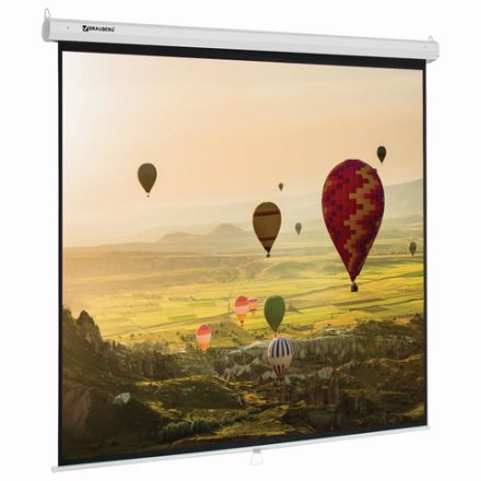 Экран проекционный настенный (200х200 см), матовый, 1:1, BRAUBERG "WALL", 236727 Экран проекционный настенный (200х200 см), матовый, 1:1, BRAUBERG "WALL", 236727