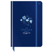 Ежедневник недатированный А5, 136л., 7БЦ BG "Flowery. Blue", глянцевая ламинация, отд.фольгой Ежедневник недатированный А5, 136л., 7БЦ BG "Flowery. Blue", глянцевая ламинация, отд.фольгой