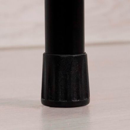 Банкетка для обуви "Альфа-13СЯ", 450х300х480 мм, 2 полки, ящик, металл/кожзам, черный/коричневый, ПДОА13СЯ Ч