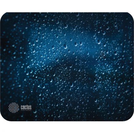 Коврик для мыши Cactus CS-MP-P05XS Water Drops Мини черный 220x180x2мм
