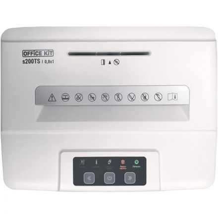 Уничтожитель документов Office Kit S200TS (0,8x1), P-7ур.секр., 5лист, 25л