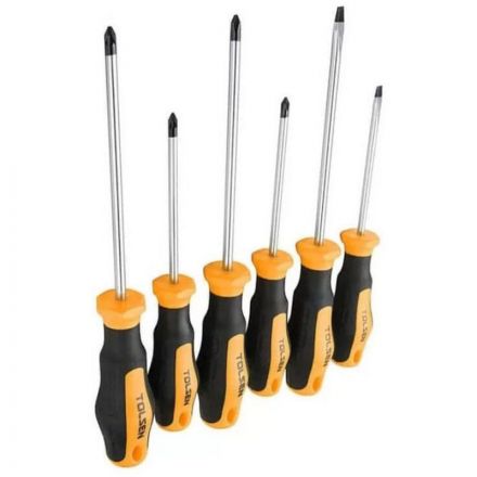 Набор отверток GRIPro, 6 предметов TOLSEN